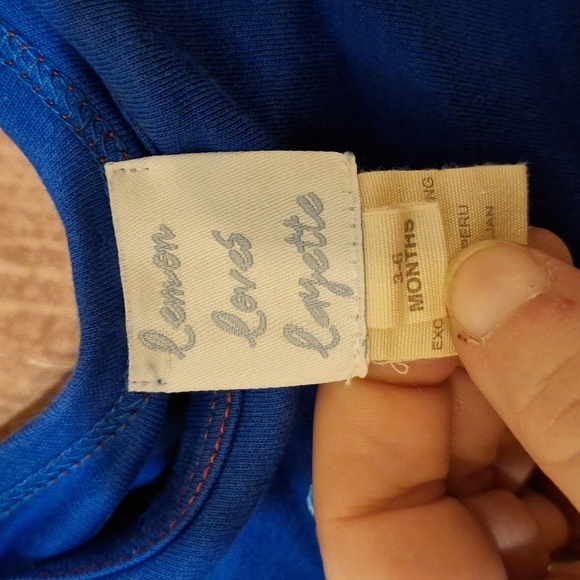 BOYS BLUE 3-6 MONTH ROMPER COASTAL - Picture 2 of 2